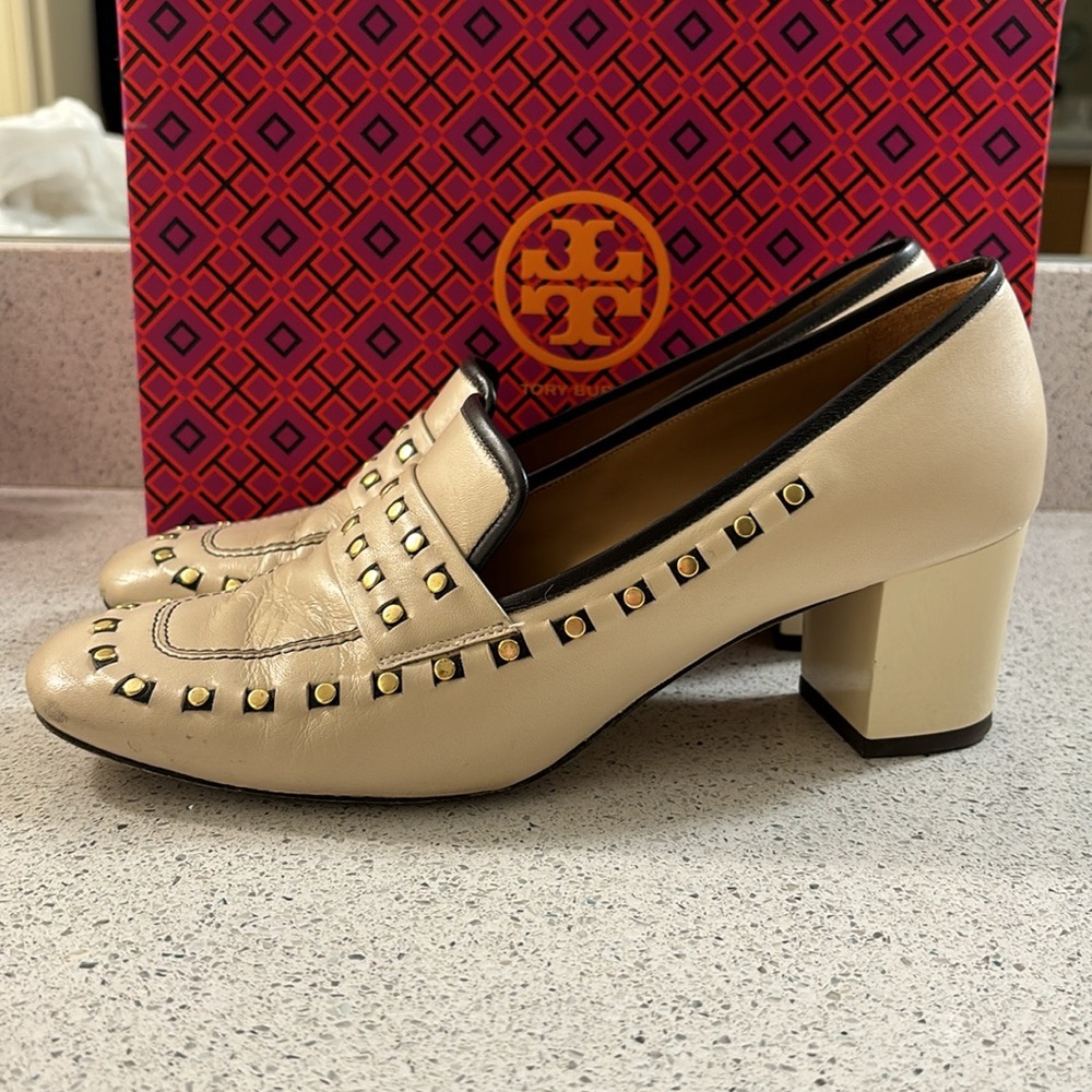 Tory Burch Loafers Dulce de Leche/dark Mahogany Size 10 - Picture 3 of 9